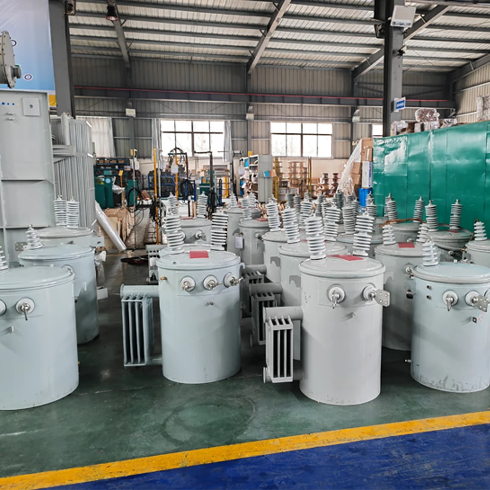 Single Phase 34.5kv 13.8kv 12kv Oil Immersed Pole Mounted Transformer Distribution